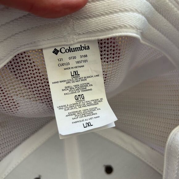 Columbia Green Tree Flag Cap Unisex Men Women Fitted Hat Size L/XL - Picture 3 of 6